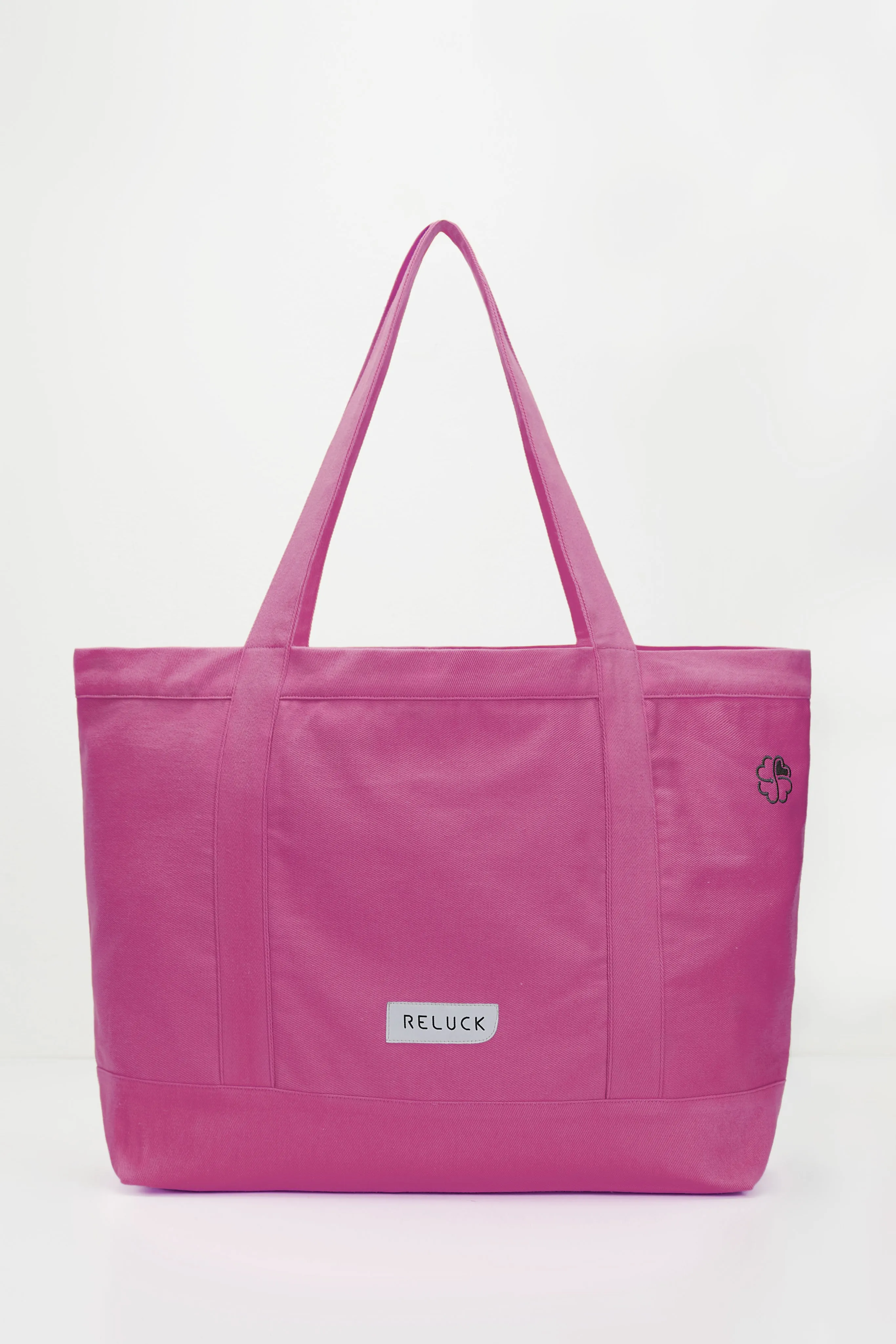 100% Recycled Big Tote Bag Pink