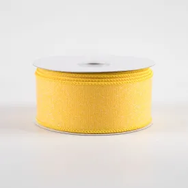 1.5" Crystal Shine Ribbon: Yellow (10 Yards)