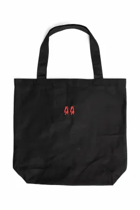 44 LABEL GROUP MAN BLACK TOTE BAGS