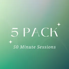 5-Pack - 50 Minute Sessions Concession