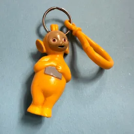 80s mini vintage teletubby orange Laa-laa charm