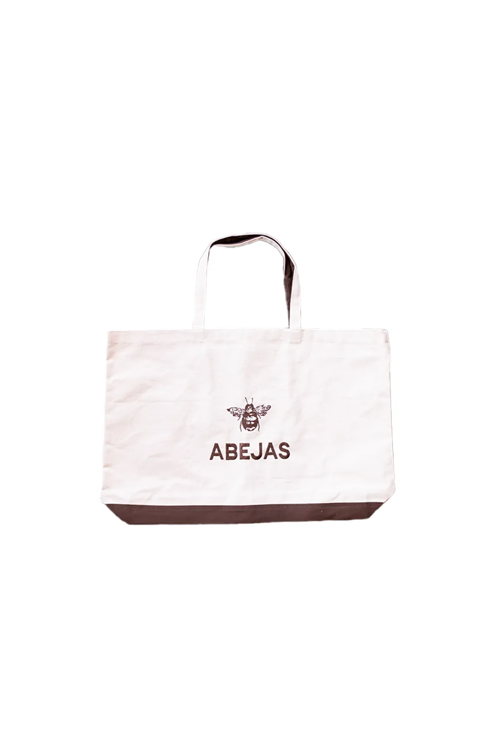 Abejas Embroidered Canvas Tote