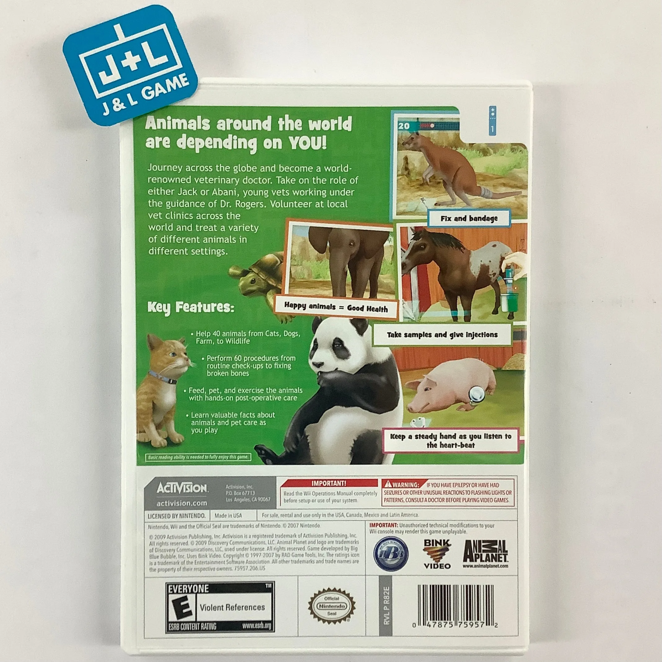 Animal Planet: Vet Life - Nintendo Wii [Pre-Owned]