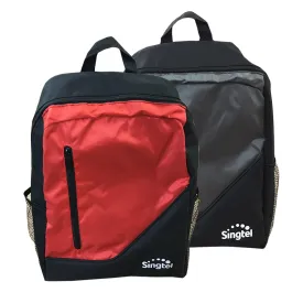 Back Pack with Zip and Bottle Holder