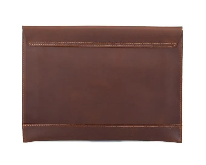 BLACK and BROWN MENS LEATHER SLIM CLUTCH PURSE BAG CLUTCH BAG FOR MEN