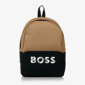 Boss Beige & Black Backpack