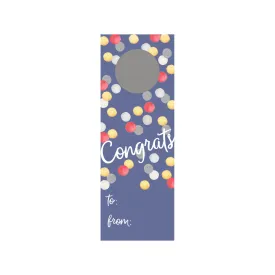 Celebratory Dots Wine Tag