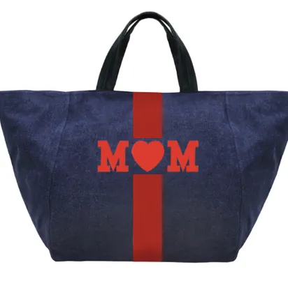 Denim Large Tote