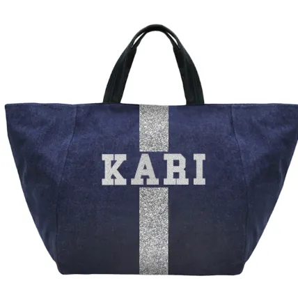 Denim Large Tote