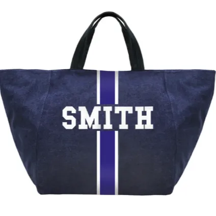 Denim Large Tote