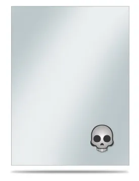 Emoji: Skull Standard Deck Protector Sleeve Covers (50ct)