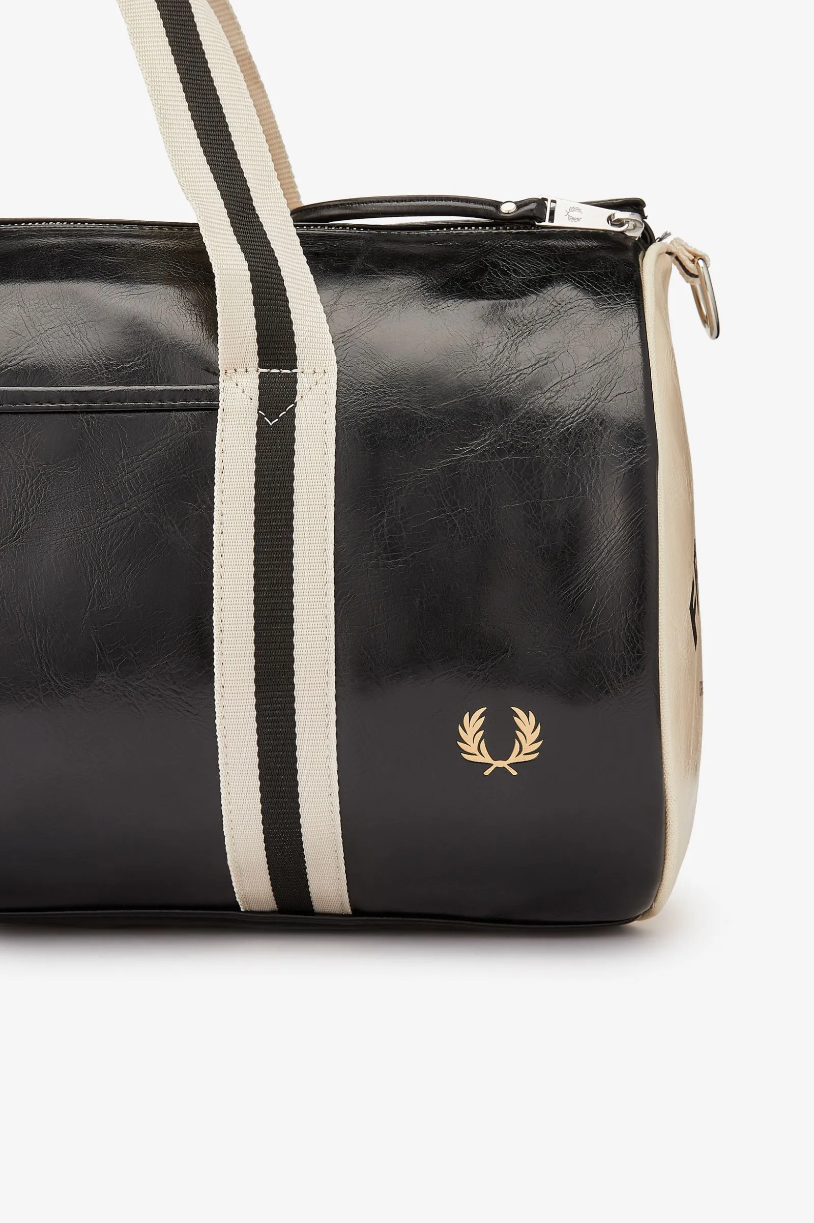 Fred Perry Classic Barrel Bag Black