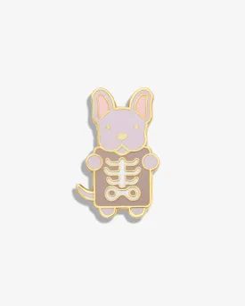 French Bulldog w/ X-Ray Lapel Pin