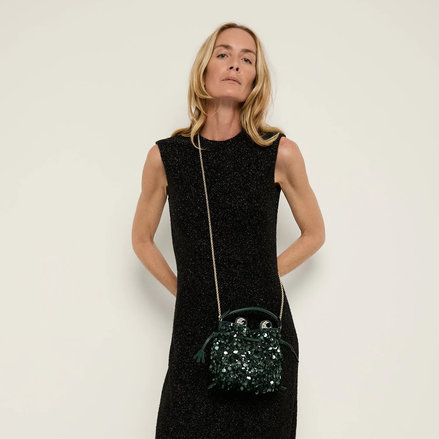 Frog Sequin Cross-body