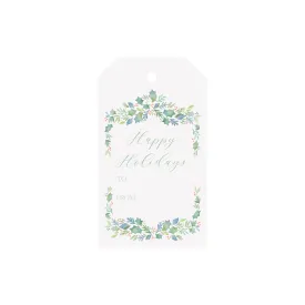 Garland Berries Blue Luggage Gift Tags