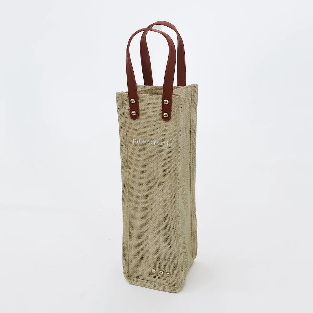 Gifted Canvas Reusable Wine Tote