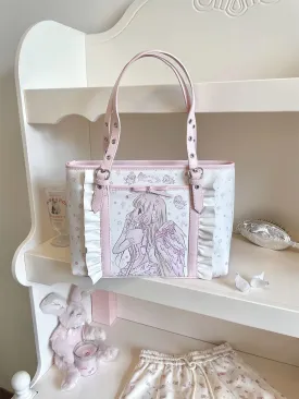 Girly original design Angel Tote Bag