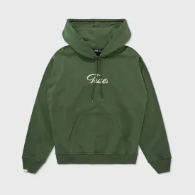 Hoodie Curvy Logo - Verde Militar