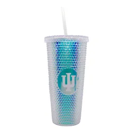 Indiana Hoosiers 24 Oz. Iridescent Studded Tumbler