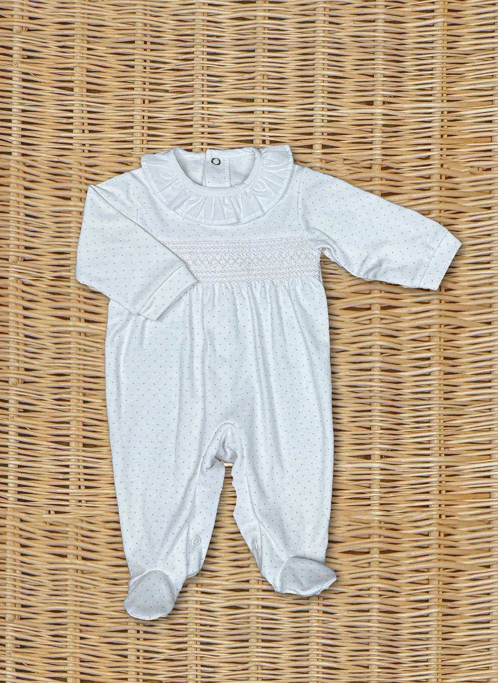 Interlock Sleepsuit Pois