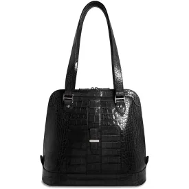 Jack Georges Croco Paulina Dome Tote 2664