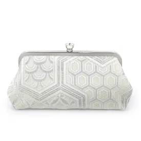 Kimono Clutch in Bishamon and Shippo Silver