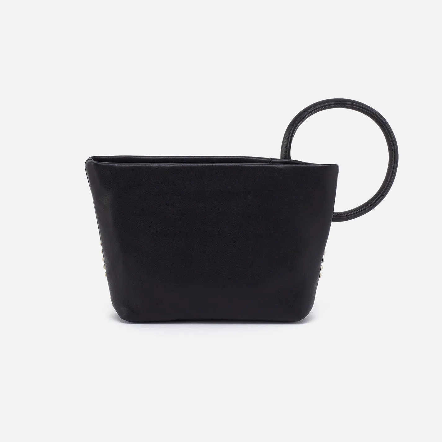 Maggie Clutch In Smooth Leather - Black