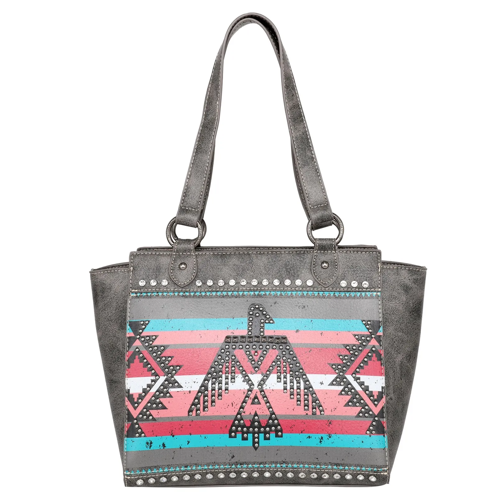 MW1129G-8317 Montana West Aztec Collection Concealed Carry Tote