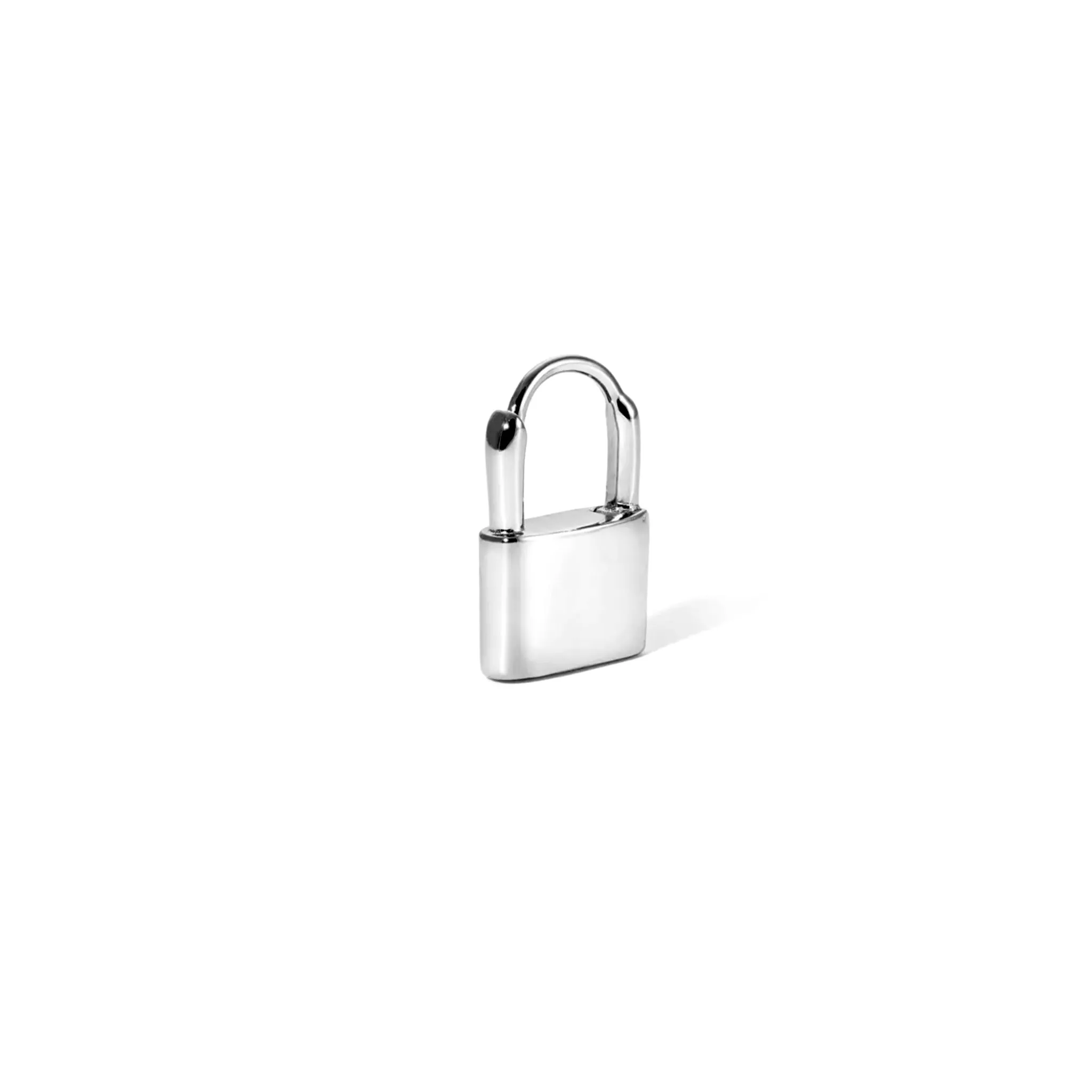 Polished Lock Earring