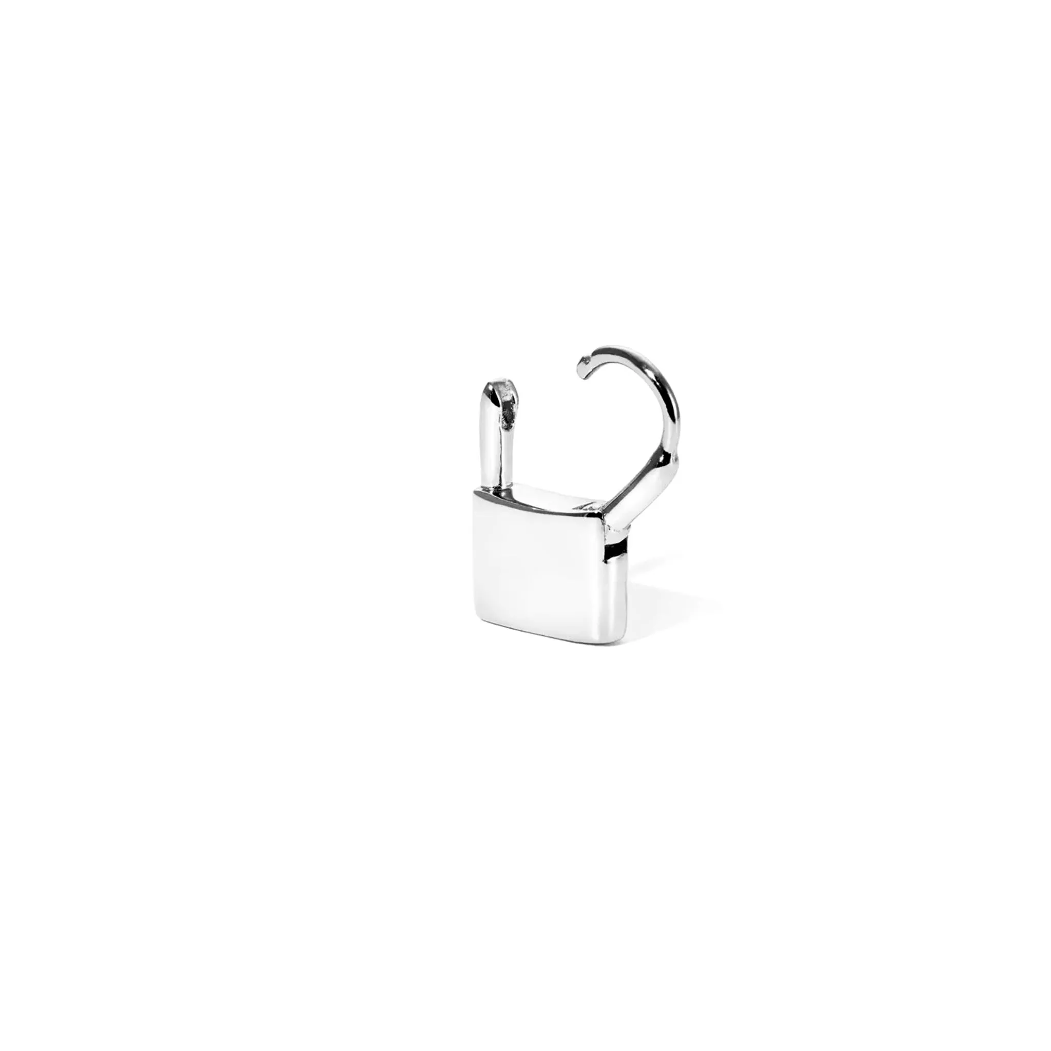 Polished Lock Earring