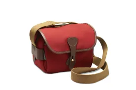 S2 Camera Bag - Burgundy Canvas / Chocolate Leather