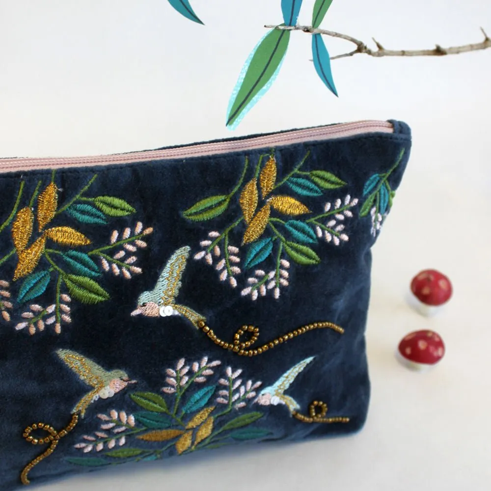 Secret Garden Bird Make Up Bag