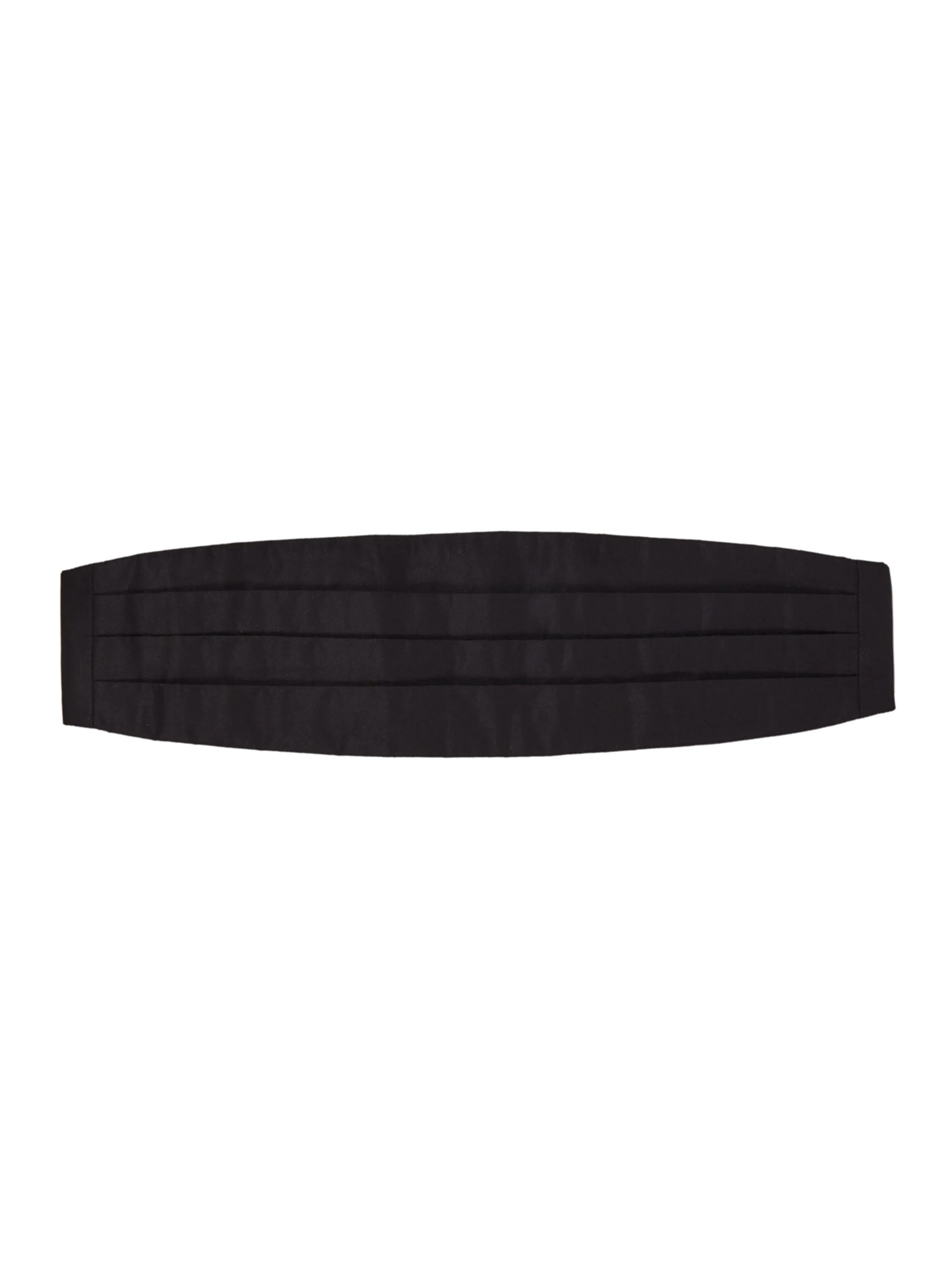 Silk Barathea Cummerbund - Black