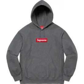 Supreme Box Logo Hooded Sweatshirt (Charcoal)