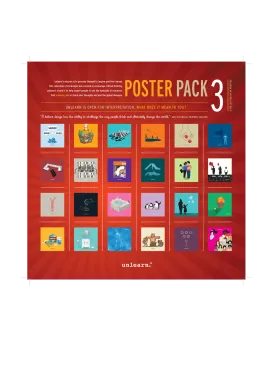 unlearn. Poster Pack 3 - Set of 24