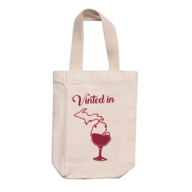 Vinted in Michigan Wine Tote